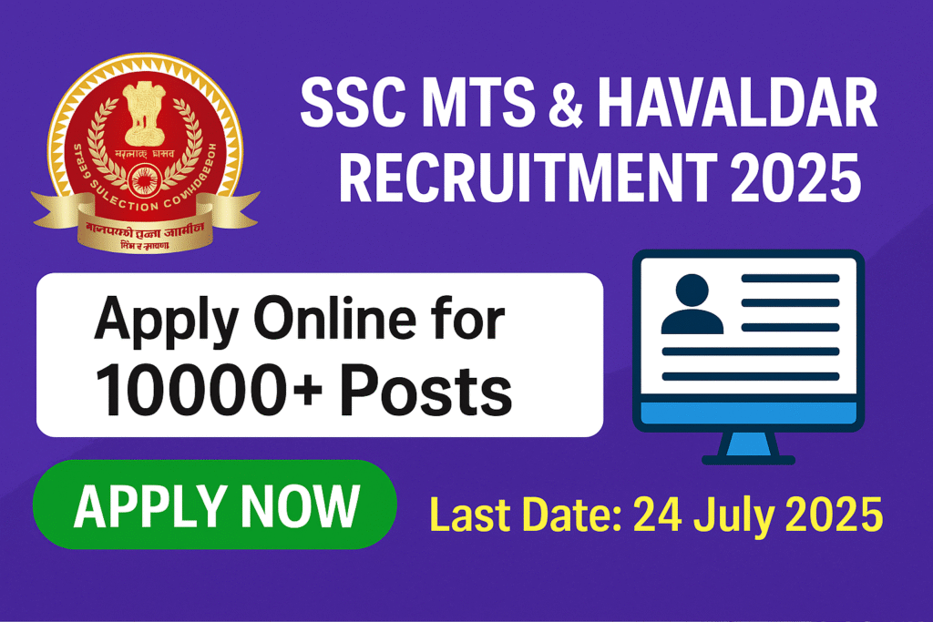 SSC MTS & havaldar Recruitment 2025