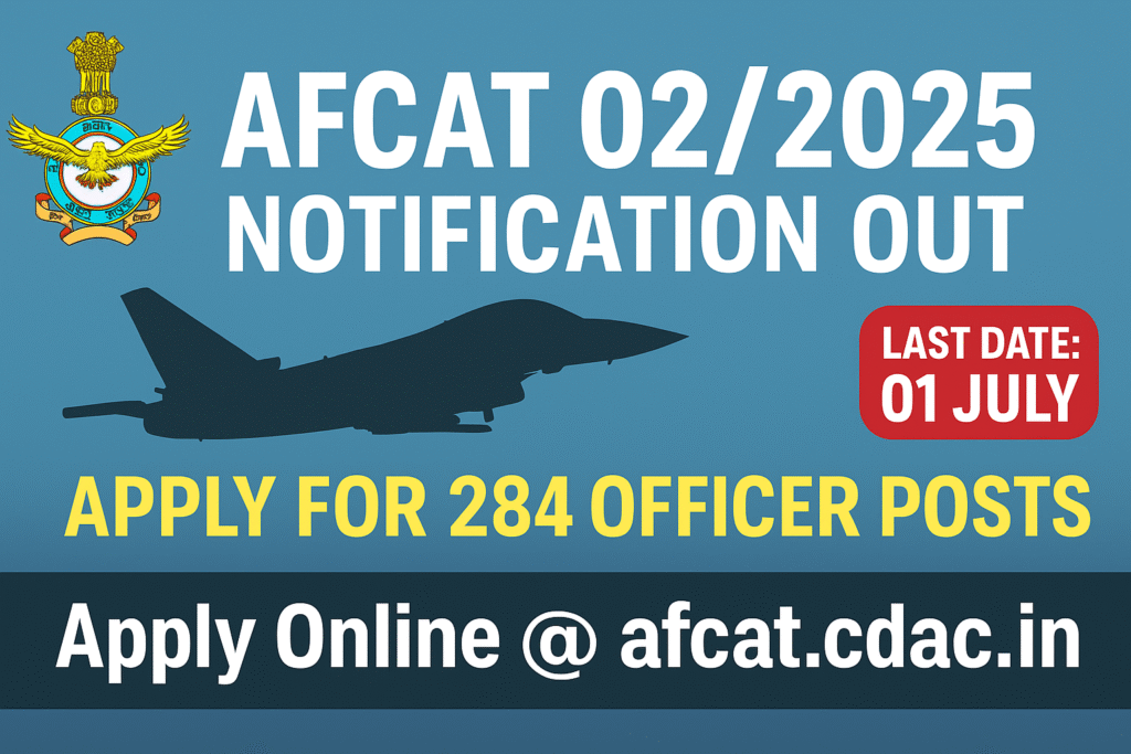 Indian Air Force AFCAT 2 Recruitment 2025