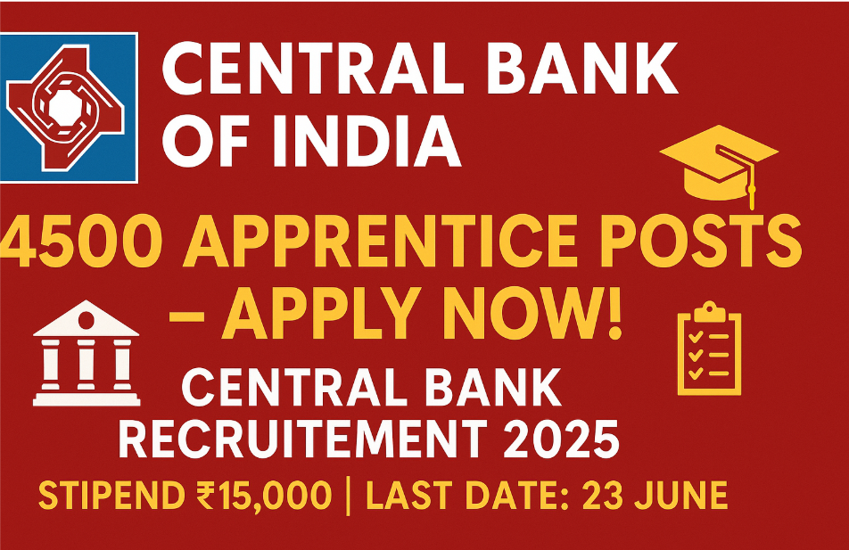 Central Bank Apprentice Recruitment 2025