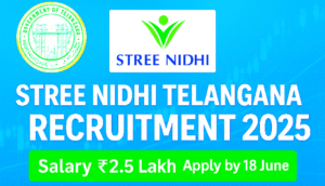 Stree Nidhi Telangana Recruitment 2025