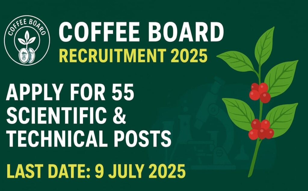 Coffee Board of India Recruitment 2025