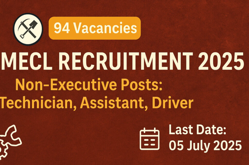 MECL Non-Executive Recruitment 2025