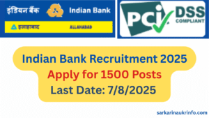 Indian Bank Apprenticeship 2025-26