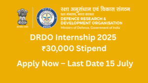 DRDO-CHESS Paid Internship 2025