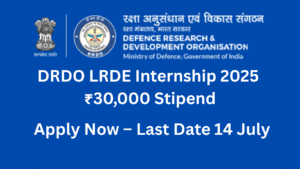 DRDO LRDE Internship 2025