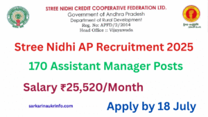 Stree Nidhi Assistant Manager Recruitment 2025