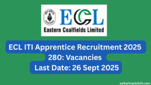Eastern Coalfields Apprentice Recruitment 2025