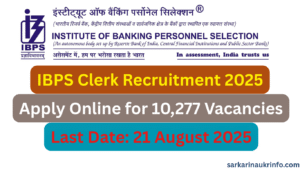 IBPS Clerk Recruitment 2025