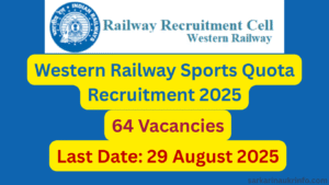 Western Railway Sports Quota Recruitment 2025