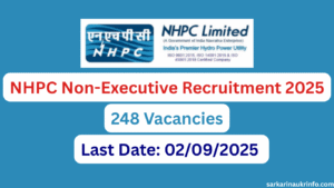 NHPC Non-Executive Recruitment 2025 | Apply Online for JE, Accountant, Supervisor & Translator Posts
